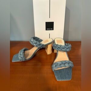 Dolce Vita Paily Braided Denim Sandals